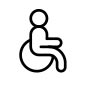 Kategorie B: für Gäste, die gehunfähig und ständig auf einen Rollstuhl angewiesen sind
